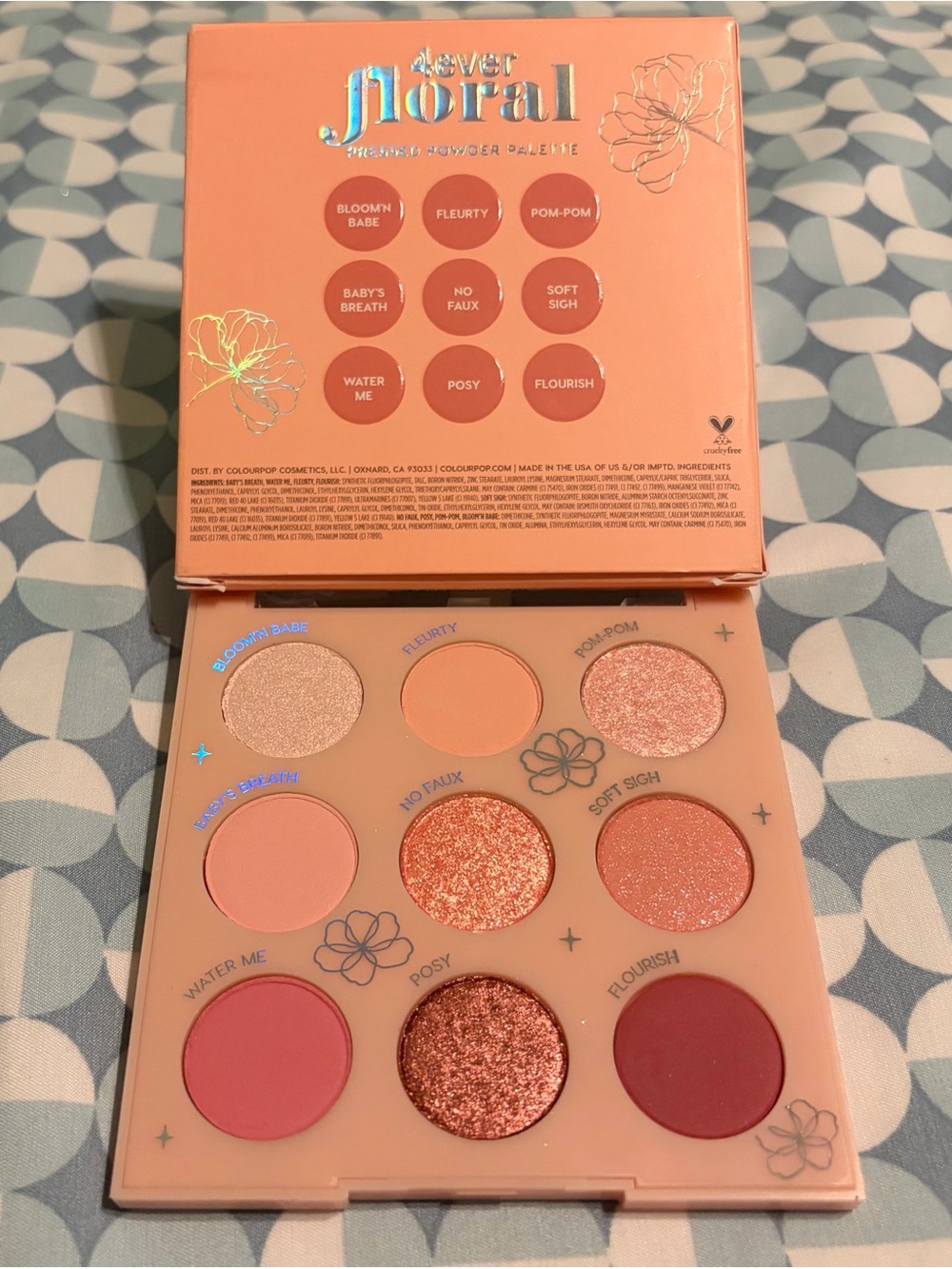 ColourPop 4ever Floral